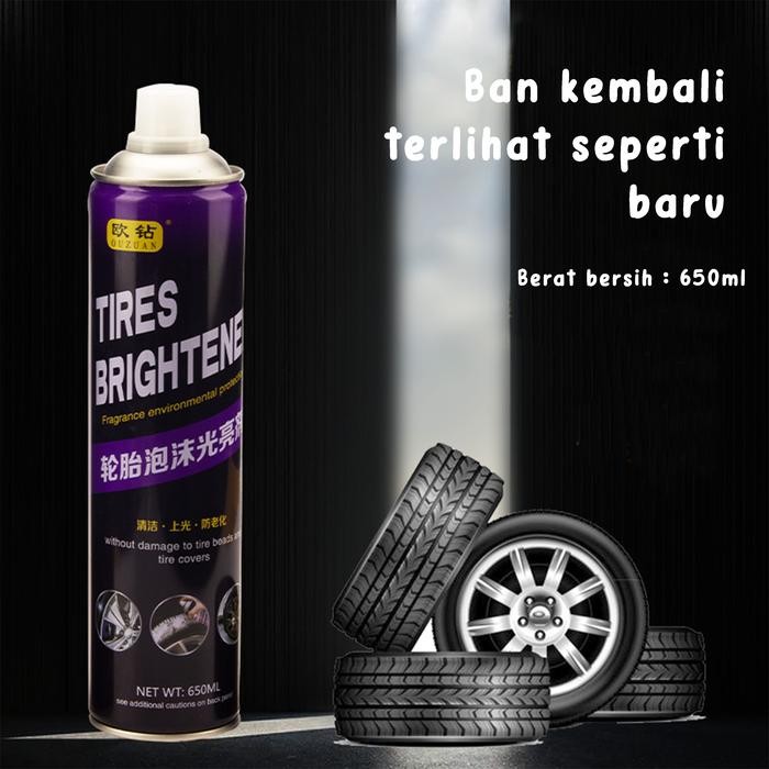 Penghitam Ban Mobil Pengkilap Ban&Velk Motor Mobil Semir Poles Spray