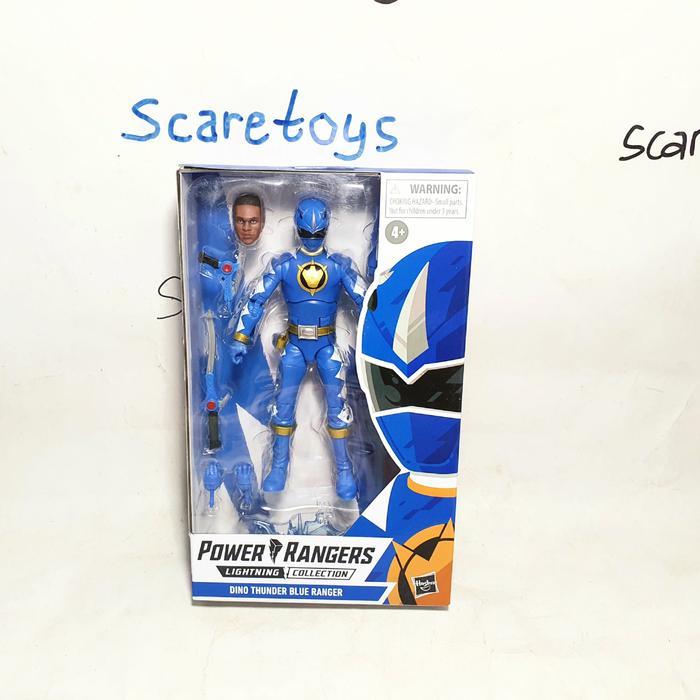 HOT SALE HASBRO LIGHTNING COLLECTION POWER RANGERS DINO THUNDER BLUE RANGER TERMURAH