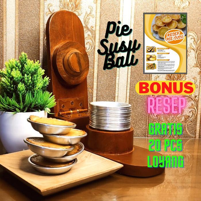 TERLARIS Cetakan Pie Susu Bali/Pie Susu Bali Surya/Cetakan Kue Pie Bali Alat Cetak Pie Bahan MIx