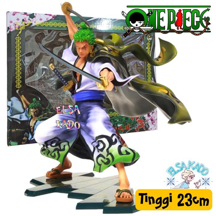 Action Figure Roronoa Zoro Wano One Piece Megahouse Pop Recast