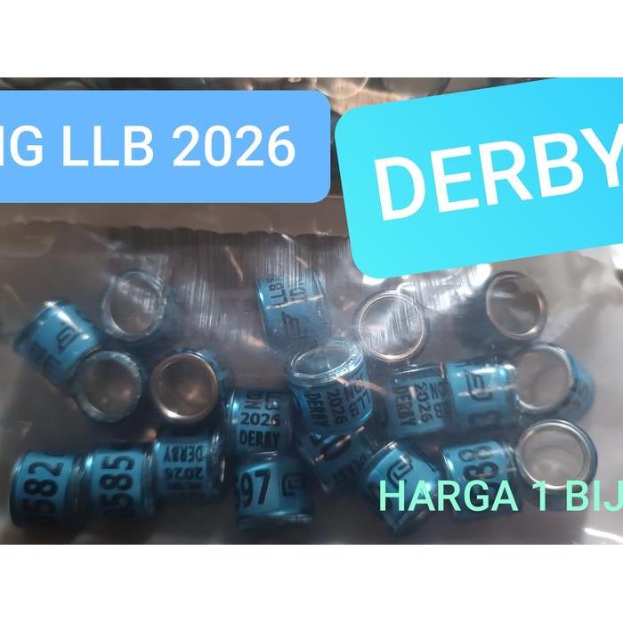 Ring Derby Llb 2026 1 Biji Merpati Pos/Racing Pigeon (Blue/Biru) #Gratisongkir