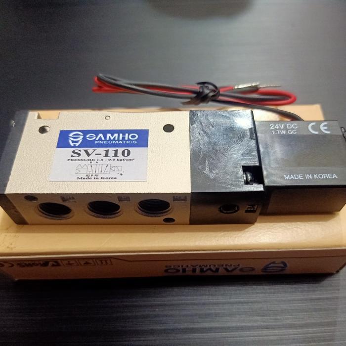 SOLENOID VALVE SAMHO PNEUMATIC SV110 - 02 VOLT 24DC / 220VAC