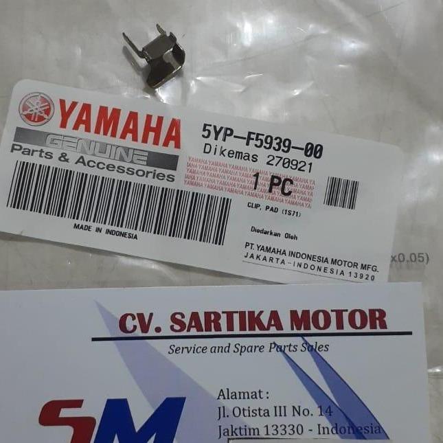 PLAT KAMPAS REM DEPAN MIO SMILE, MIO SOUL, XEON, FINO 5YP-F5939-00 OK.