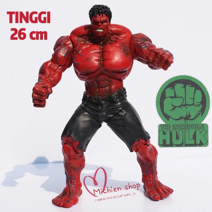 Hulk Merah Action Figure Marvel Red Hulk