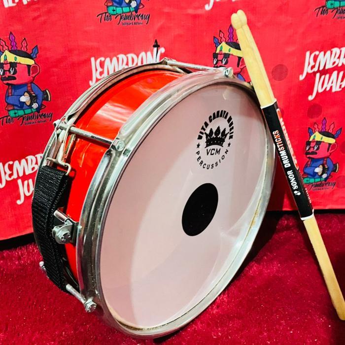 Snare Drum 12 Inc Murah Free Stik Snare Supporter Alat Bangunin Sahur
