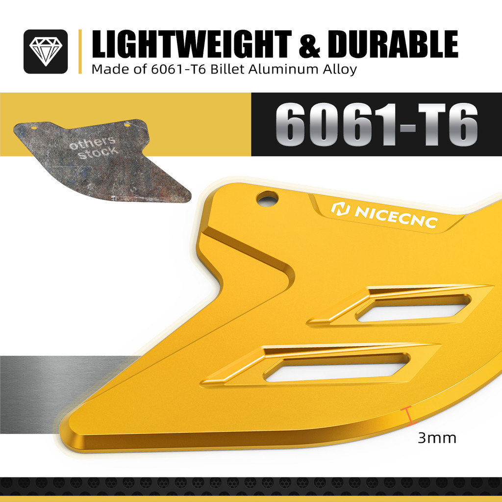 NICECNC FOR SUZUKI DRZ400SM 2005-2024 MOTORCYCLE REAR BRAKE DISC GUARD COVER PROTECTOR DR-Z 400SM