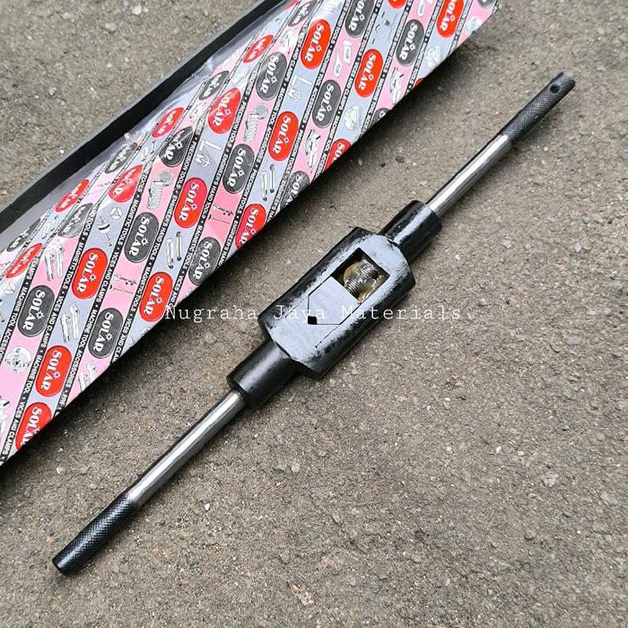Tekiro - Gagang Hand Tap M6 M25 Solar Adjustable Tap Wrench Tap Handle