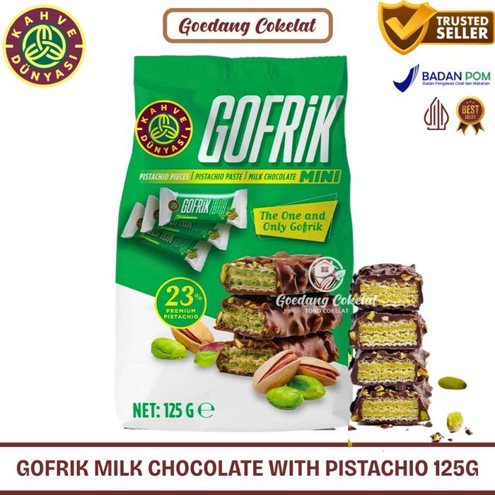 Coklat Susu Isi Pistasio Hazelnut Rasa Kopi Dubai 125 Gram