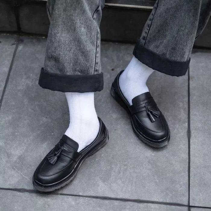 TERMURAHH RJS SEPATU PRIA DOCMART SEPATU FORMAL CASUAL SLIP ON DC07