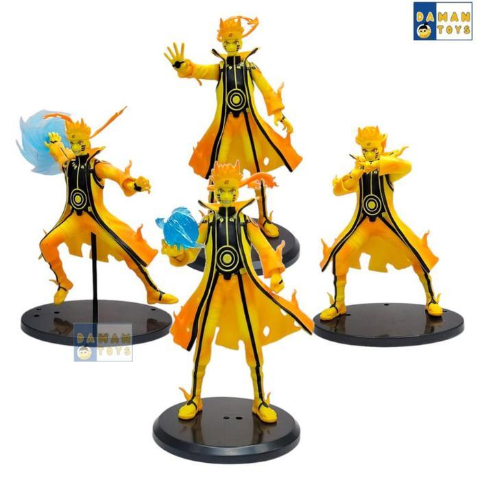 Ready Action Figure Naruto Kyubi Biju Mode Rasengan Six Pats Rikudo
