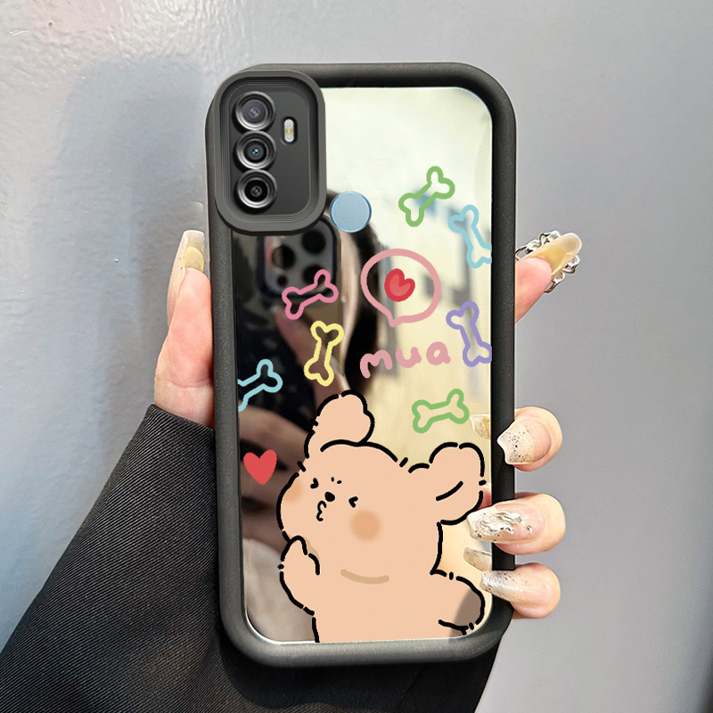 Casing Hp Untuk OPPO A53 2020 A33 2020 A53s A32 A11s Case Casing Couple Bear Lucu Romantis HP Softca