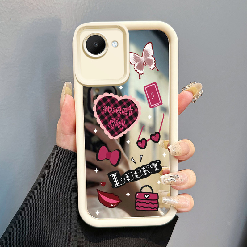 Casing Hp Realme C30 Realme C30s Realme Narzo 50i Prime Case Casing HP Softcase Silikon Love Heart T