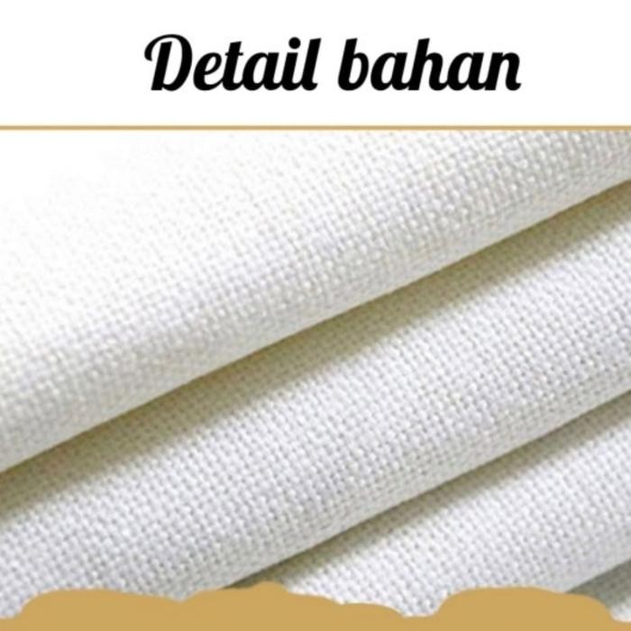Tirai Pintu / Gorden Pintu Bermotif / Kain Linen