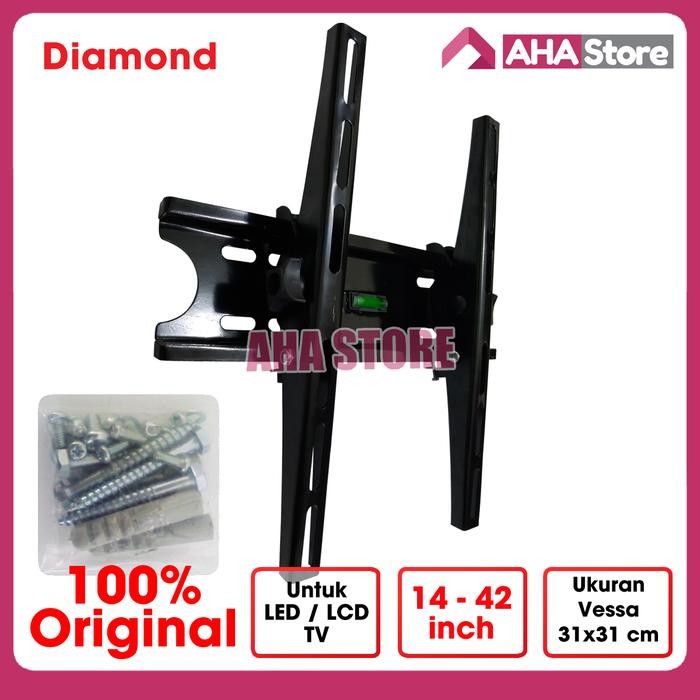 Diamond Bracket TV LED/LCD 14-42 inch - Breket TV / Braket TV
