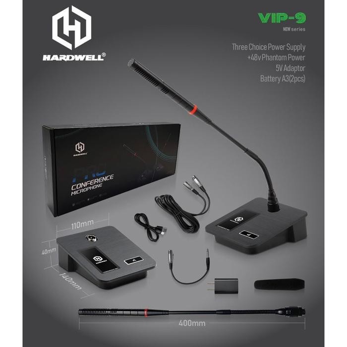 Mic Meja Kabel Hardwell VIP 9 Original Mic meja Kabel
