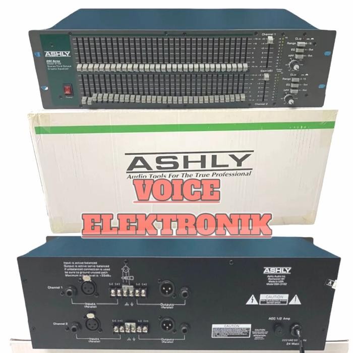 Equaliser Ashly GQX 3102 Equaliser 2x31 Channel Ashly