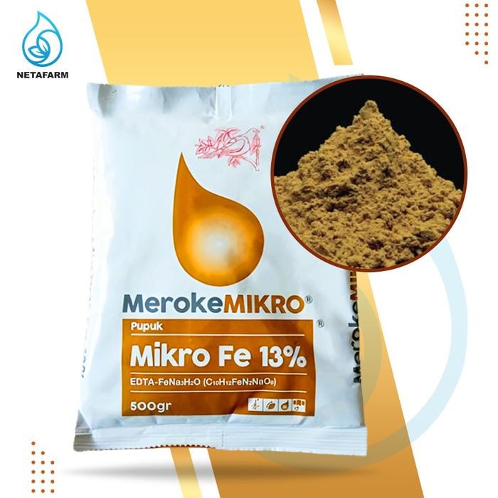 

Promo Meroke Mikro Fe Edta 13% 500 Gr - Nutrisi Mikro Besi Hidroponik Grade Terjamin