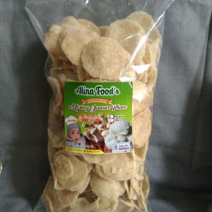 

MORING JAMUR TIRAM KEMASAN 500G-1KG GRAM CEMILAN PEDAS