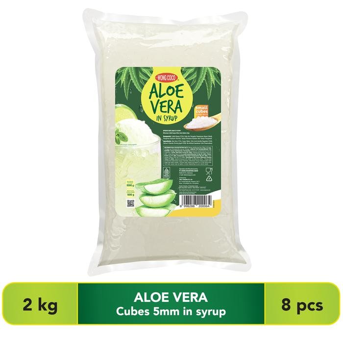 

Stok Baru Aloe Vera Cubes ukuran 5mm 2kg x 8 (1 karton)