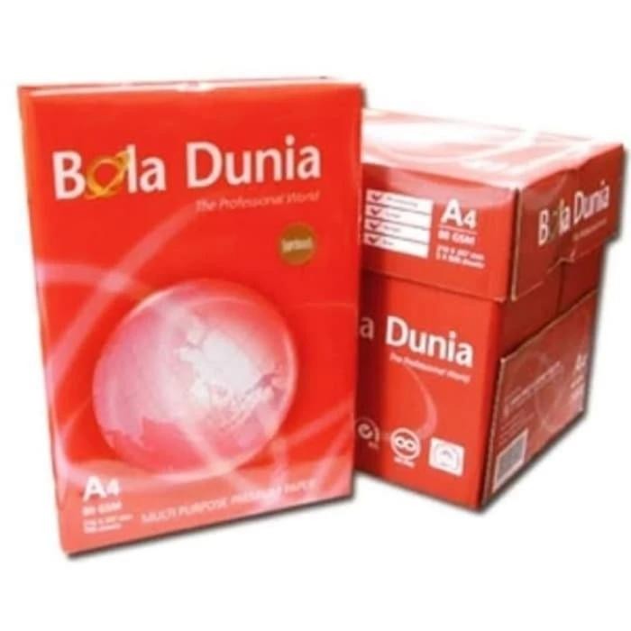 

NEW PRODUK KERTAS HVS BOLA DUNIA 80GR A4 KETEBALAN KERTAS 80GSM WARUNG ARA67