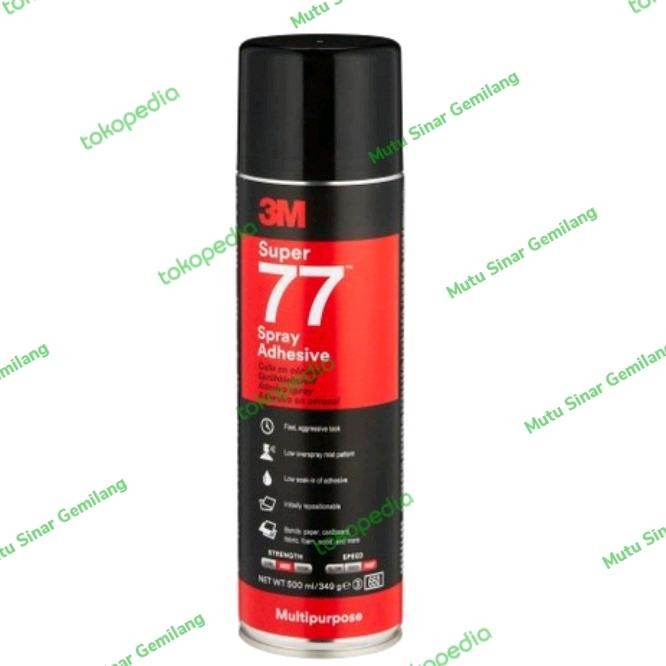

SUPER 77 3M SPRAY ADHESIVE / LEM SUPER -BERAT ISI 13.2OZ / 375G