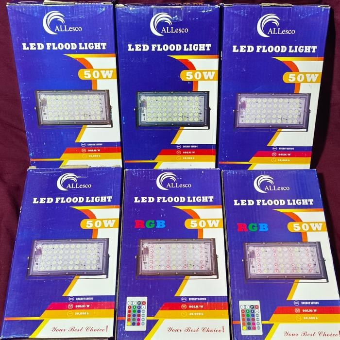 Bestbuy04 Lampu Sorot Led 50 Watt Rgb Waterproof