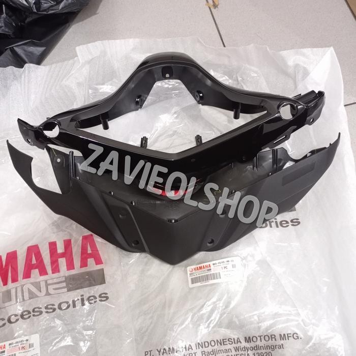 COVER STANG COVER SPEEDOMETER SET AEROX 155 HITAM ORI