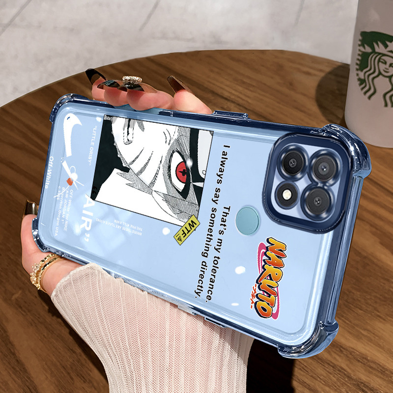 Casing Hp untuk OPPO A15 A15s A35 4G Case Anak laki-laki anime Kasing telepon jatuh berlapis Airbag 