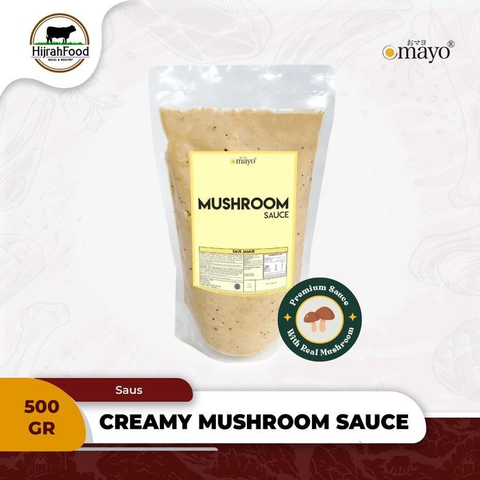 

Pilihan- Omayo Creamy Mushroom Sauce Premium Saus Jamur Asli Premium Siap Saji - 500 Gr