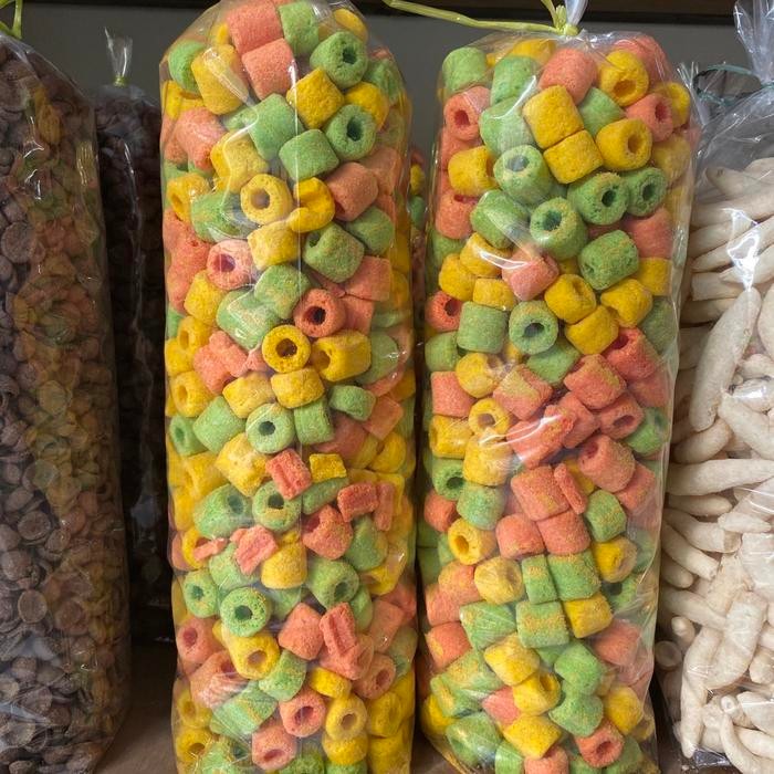 

Pilihan- 1 Ball Snack Ramelo Warna Warni Rasa Mix Dan Manis Isi 500Gr