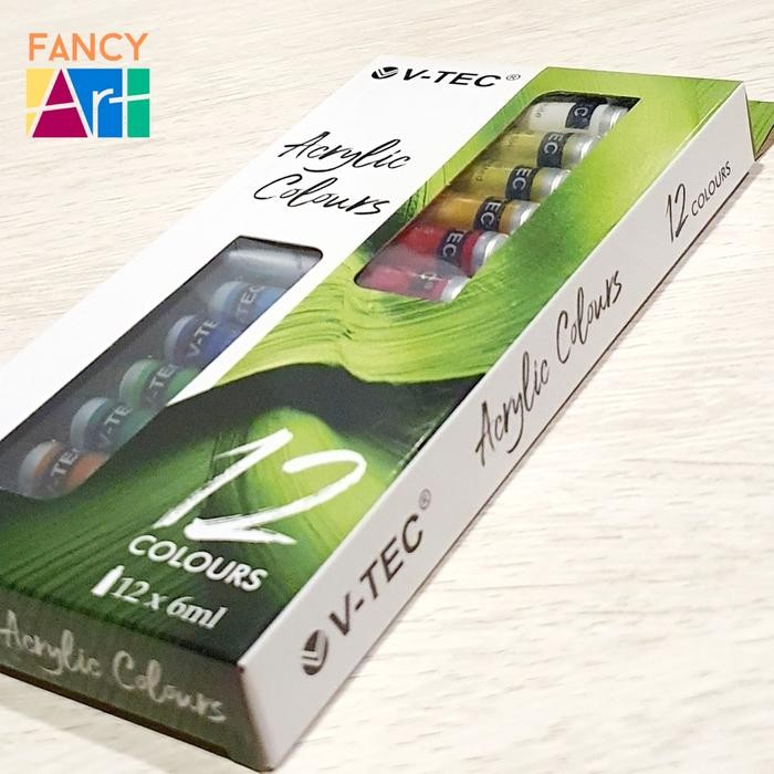 

Pilihan- V-Tec Acrylic Colour 6Ml Set 12 Warna Cat Akrilik