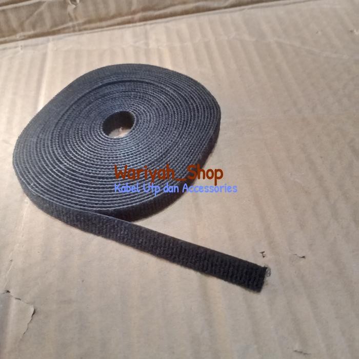 

Velkro Tape Hook & Loop Velkro Ties Pengikat Serbaguna @10 Meter