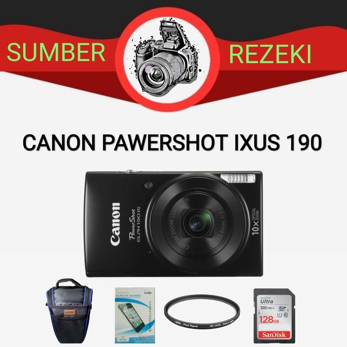 CANON PAWERSHOT IXUS 190 WIFI DIGITAL / KAMERA POCKET IXUS 190 Shopeseler