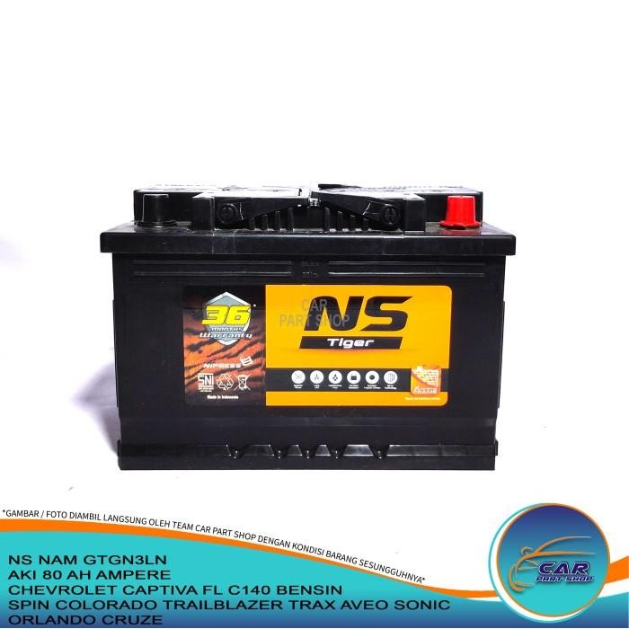 Aki 80 Ah Ampere Chevrolet Captiva Fl C140 Bensin Spin Cruze Trax