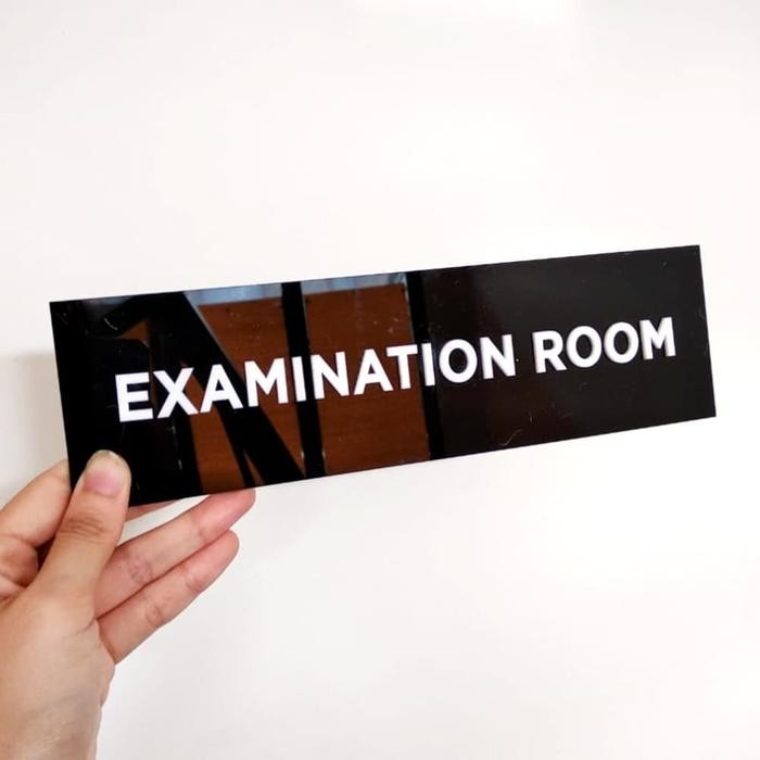 

SIGN SIGNAGE ACRYLIC EXAMINATION ROOM / SIGN ACRYLIC TIMBUL
