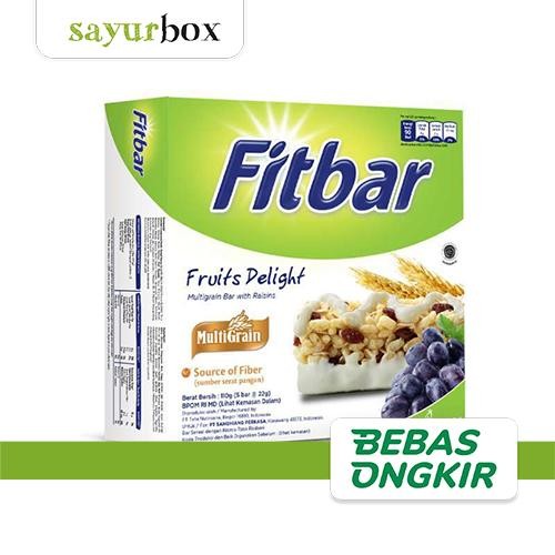 

Pilihan- Fitbar Fruit Delight 5 Pcs Sayurbox