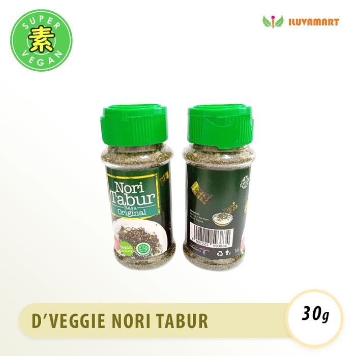 

Pilihan- D'Veggie Nori Tabur Kemasan Botol Vegan Halal Non Msg Abon Nori