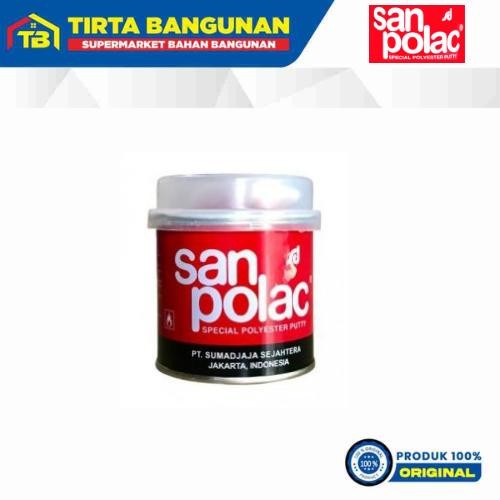 SANPOLAC + HARDENER DEMPUL / DEMPUL SERBAGUNA 250 GRAM