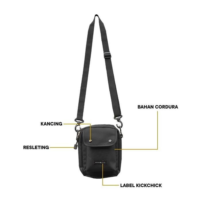 Kickchick Tas Selempang Slingbag Pria Wanita Slempang Mini Sling Bag Unisex Coca Series