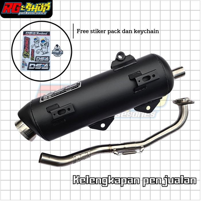 KNALPOT STANDAR RACING DAENG SAI4 NMAX CORONG STAINLESS ORI THAILAND