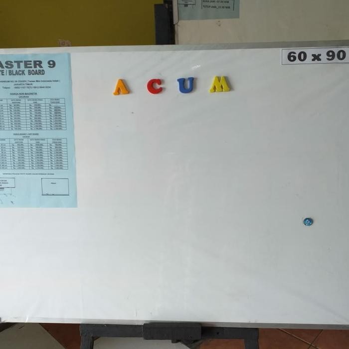 

NEW PRODUK WHITEBOARD MAGNETIK 60X90CM TUTI FRUITY