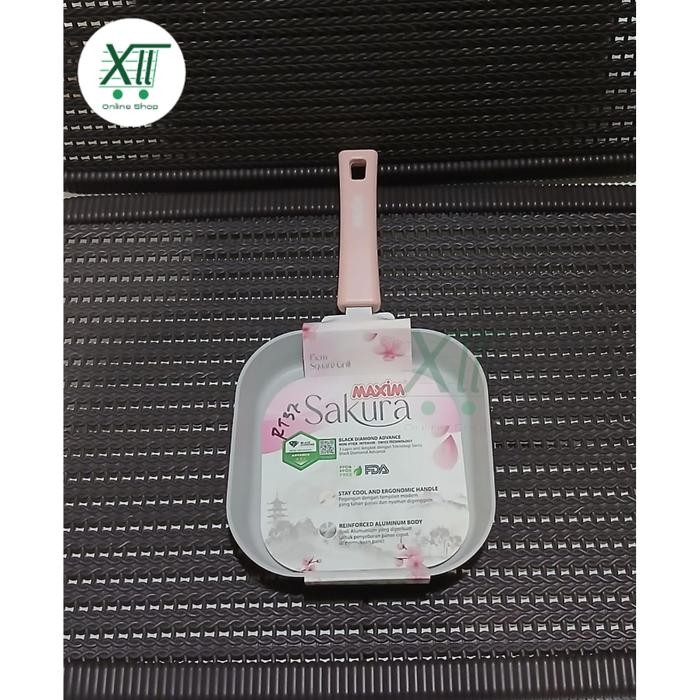 Bisa E-Katalog Maxim Sakura Series Mini Grill Fry Pan 15 Cm Wajan Pemanggang Bbq Kecil Aluminium