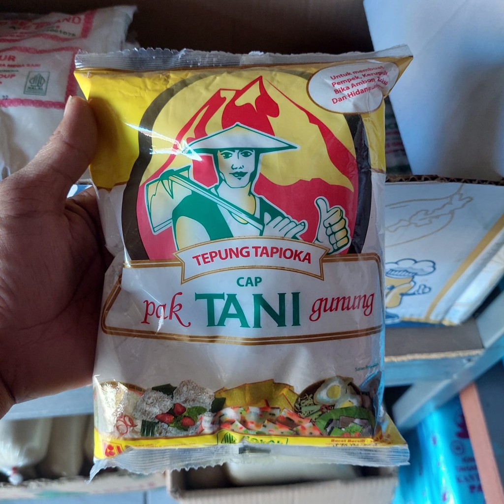 

Tepung Tapioka Cap Pak Tani Gunung 500 gram