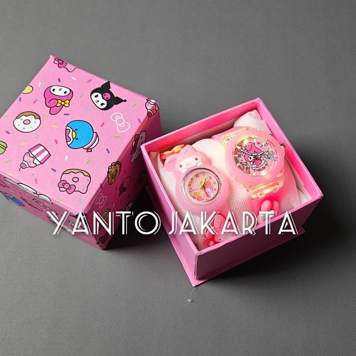 Jam Tangan Anak Perempuan 2 In 1