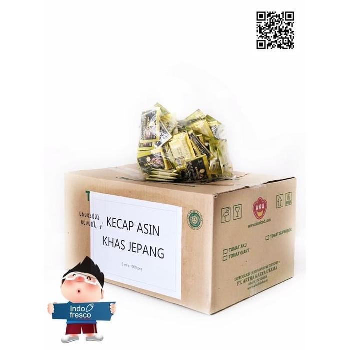 

Kikkoman Soy Sauce Shoyu Sachet 5ml-Kecap Asin Khas Jepang Halal 100pc