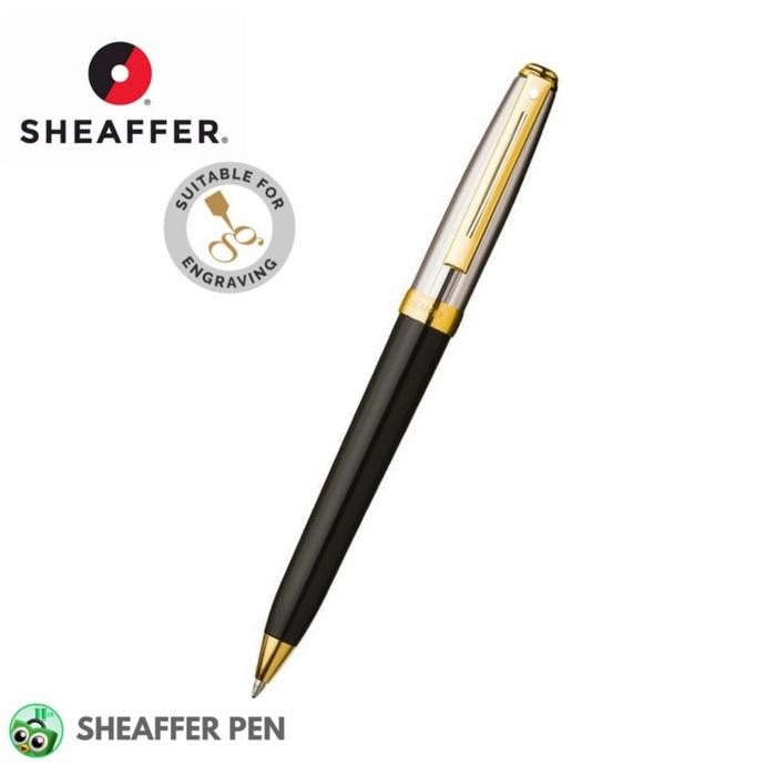 

Sheaffer Prelude Black Onyx Laque Barrel Chased Palladium Plate Cap