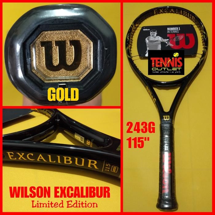 Terbaik Wilson Excalibur 115 Black Gold Limited 100% Ori