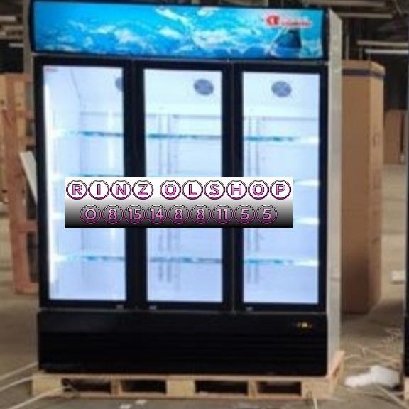 Sale Showcase Daimitsu Disc-1080 Display Cooler 3 Pintu Disc1080