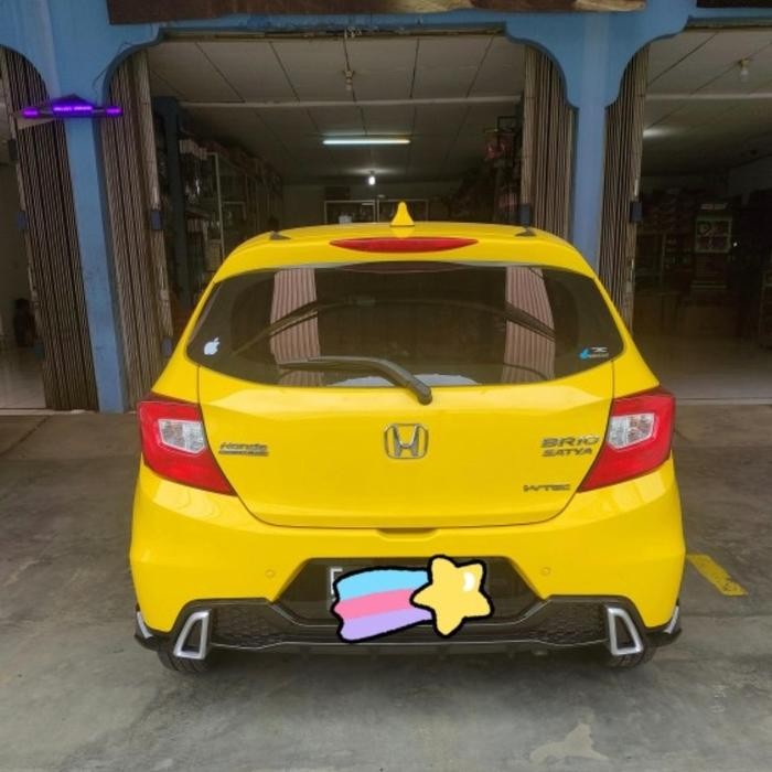 DIFFUSER / SKIDPLATE BUMPER BELAKANG URBANITE STYLE ALL NEW BRIO 2018