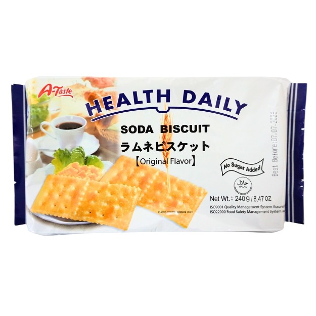 

S03513 A-TASTE SODA BISCUIT ORIGINAL FLAVOR BISCUIT 240G X 12BAG MAJU BERSAMA (20250915)